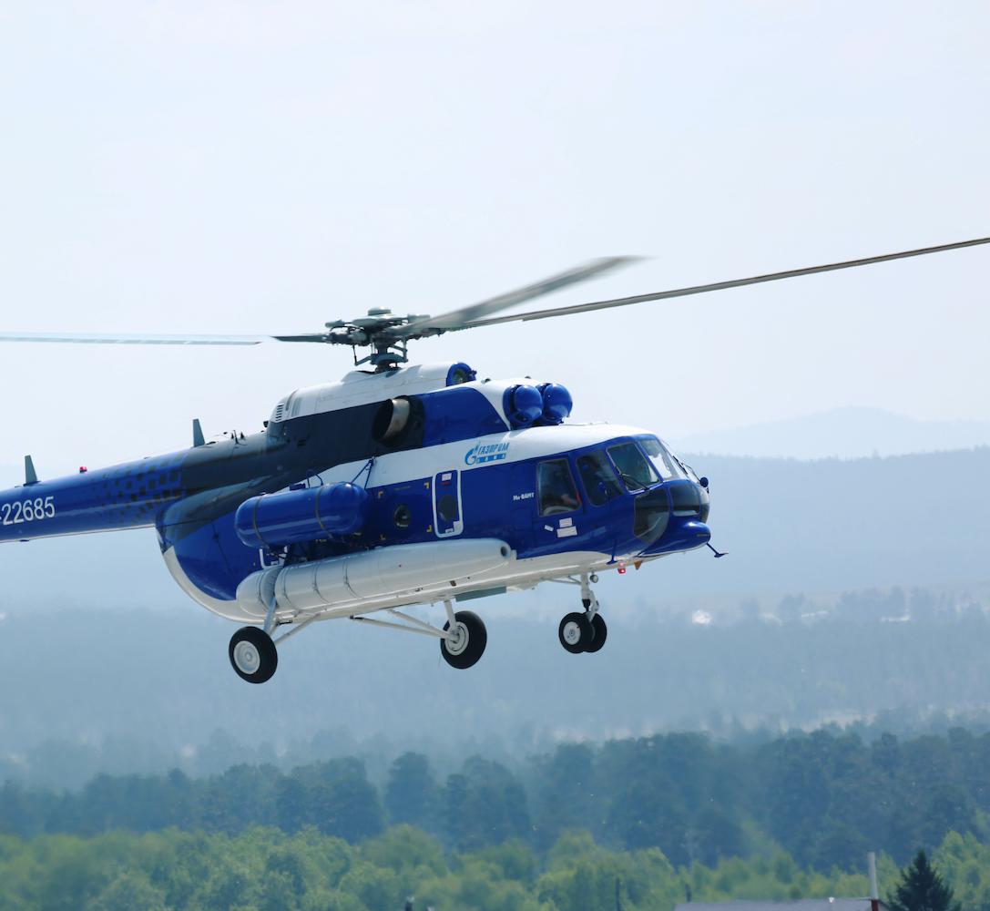 Ростех поставил «Газпром авиа» три вертолета Ми-8АМТ для обслуживания труднодоступных объектов