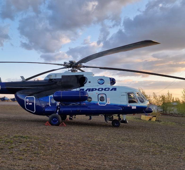 «Вертолеты России» поставили авиакомпании АЛРОСА новый вертолет Ми-8МТВ-1
