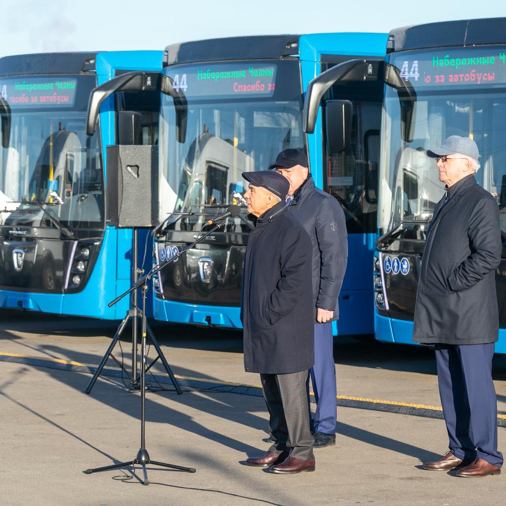 КАМАЗ поставил в Набережные Челны очередную партию автобусов